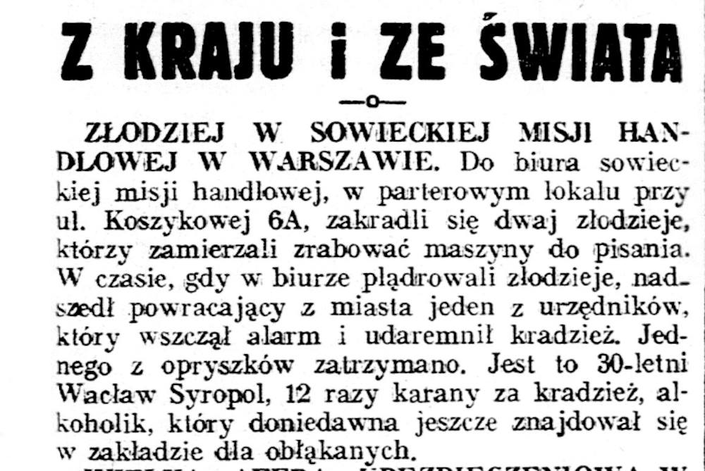 Ogłoszenie prasowe