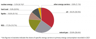 Chart 1. The structure of Germany’s primary energy consumption in 2022
