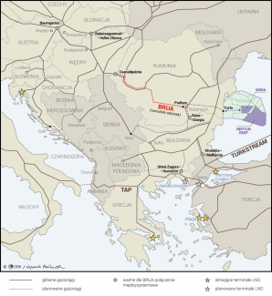 Mapa. Projekt BRUA 