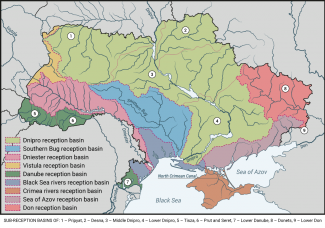 Map 3. River network of Ukraine
