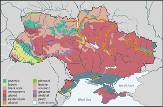 Map 4. Soils of Ukraine