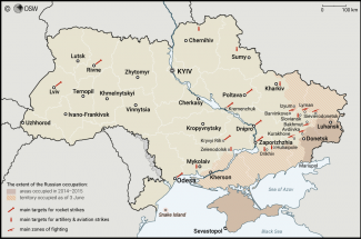 The Russian attack on Ukraine 100 days