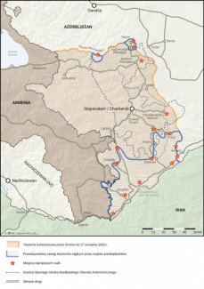 Armenia i Azerbejdżan. Obszar konfliktu o Górski Karabach 