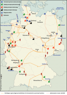 Projekt bazowej sieci wodorowej w Niemczech