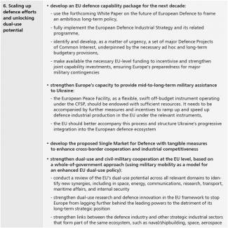 Selected proposals from the Niinistö report-6