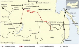 Wschodniosyberyjskie i dalekowschodnie złoża i infrastruktura gazowa