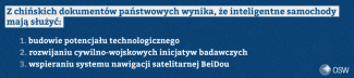 Samochody inteligentne mają służyć