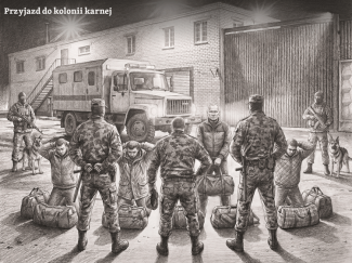 Przyjazd do kolonii karnej
