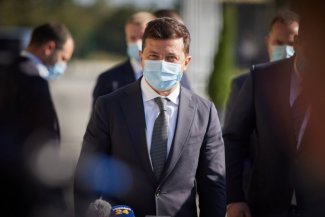 fot. Administracja Prezydenta Ukrainy Zdjęcie przedstawia prezydenta Zełenskiego
