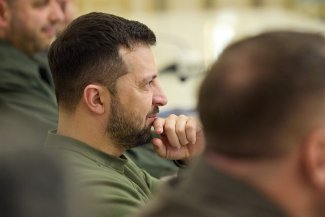 Photo shows President Zelensky