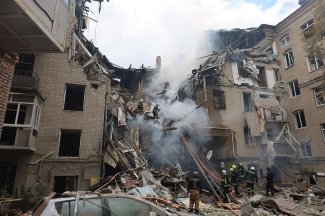 War devastation in Ukraine