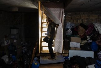 source: war-evidence.mkip.gov.ua Woman in the bunker