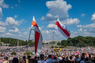 fot. Homoatrox/Wikicommons Protesty z 16 sierpnia 2020
