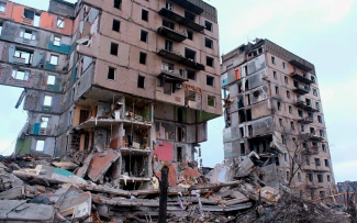 Destructions in Toretsk