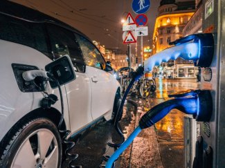 Electric car charging Electric car charging