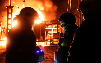 Energy_infrastructure_facility_in_Kyiv_Oblast_after_Russian_drone_attack,_2022-10-27