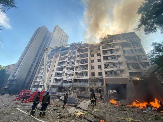 Kyiv after shelling (26 June 2022)