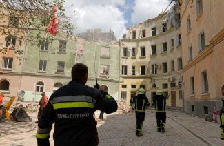 Lviv after Russian missile attack