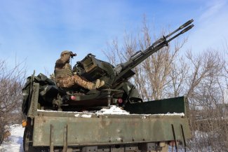 Mobile fire team of National Guard of Ukraine