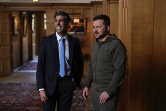 Premier Wielkiej Brytanii i prezydent Ukrainy 