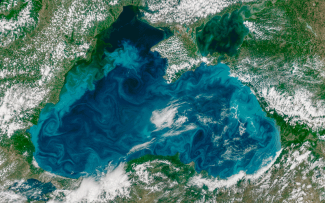 Satellite picture of the Black Sea Satellite picture of the Black Sea