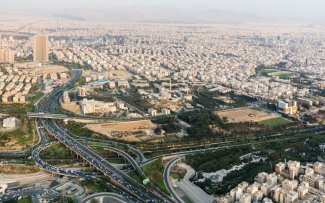 View of Tehran from Milad Tower, Iran