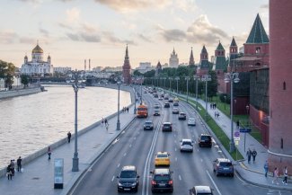 Zdjęcie przedstawia widok Moskwy