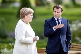 Angela Merkel i Emmanuel Macron
