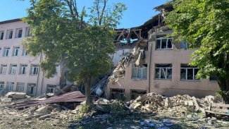 source: wikicommons Massive rocket attacks on Ukraine. 228th day of the war