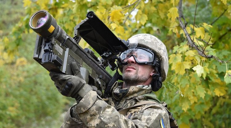 Photo shows Ukrainian soldier