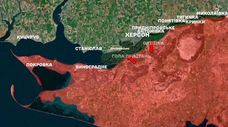 Rosyjskie postępy w obwodzie zaporoskim. 1364. dzień wojny