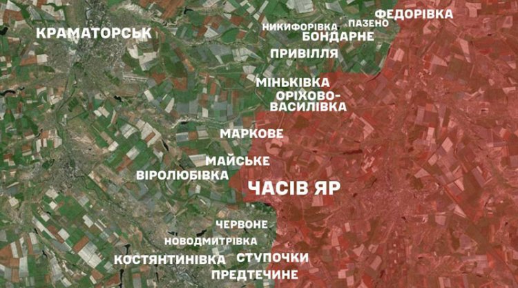 Rosjanie nacierają w stronę Słowiańska i Kramatorska. 1462. dzień wojny