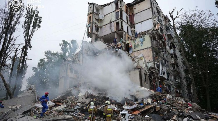 Destructions in Kyiv