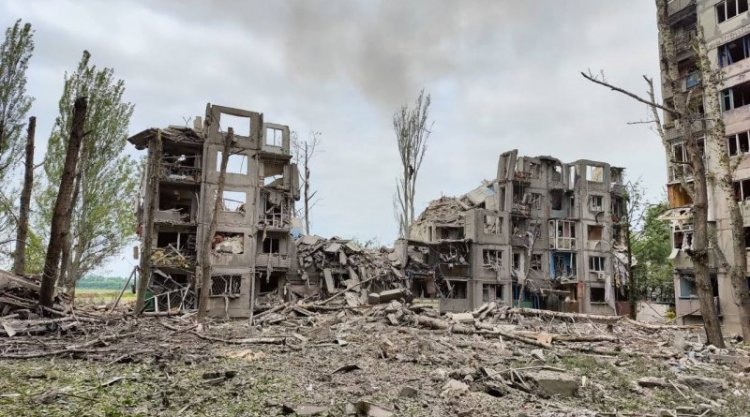 war damage in Ukraine