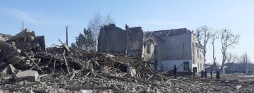 Destroyed School 6 in Merefa