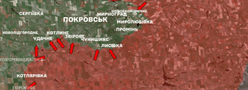 Pokrovsk conurbation in a pocket