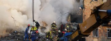Another massive Russian air strike on Kyiv. Day 1287 of the war