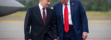 Zdjęcie przedstawia Putina i Trumpa