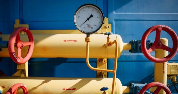 przepompownia gazu w miejscowości Mryn na Ukrainie