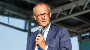 Wahlkampf mit Friedrich Merz in Erfurt