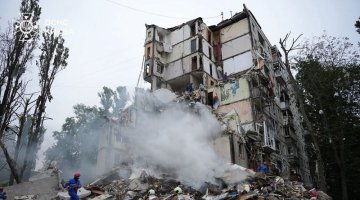 Destructions in Kyiv after Russian attack, 2025-07-31