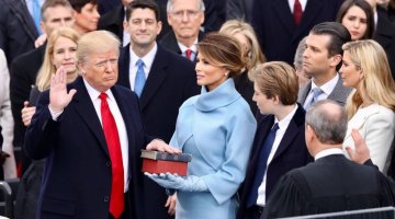 Donald Trump swearing in ceremony