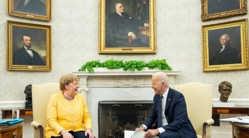 Joe Biden i Angela Merkel