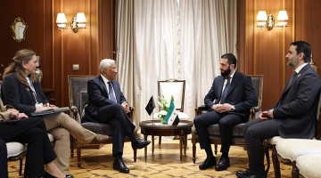 President Costa @ the Emergency summit of the League of Arab States on Gaza President Costa meets interim President of Syria