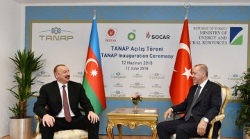 Ilham Alijew i Recep Tayyip Erdoğan