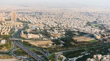 View of Tehran from Milad Tower, Iran