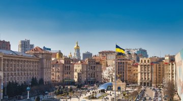 The photo shows Kiev