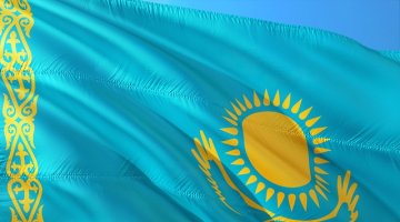 flaga Kazachstanu