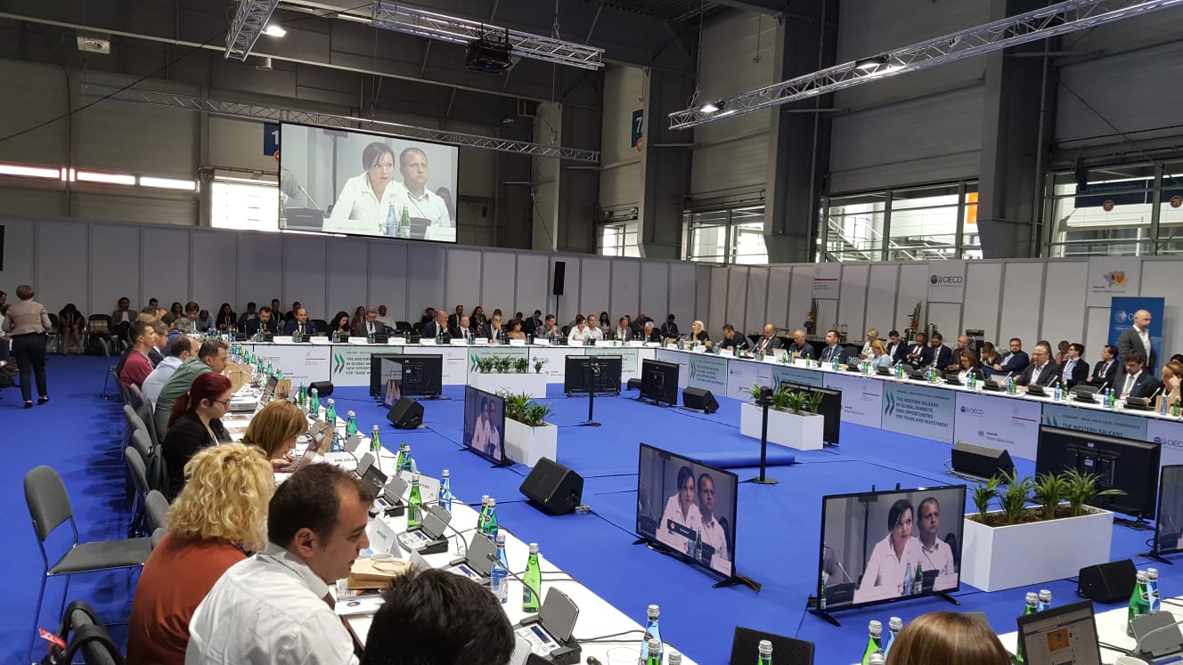 The main room at Poznań International Fair