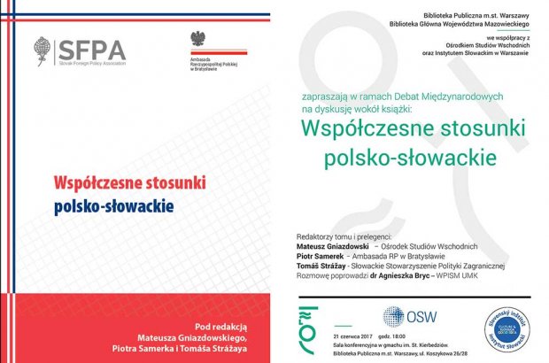 Prezentacja książki o stosunkach polsko-słowackich